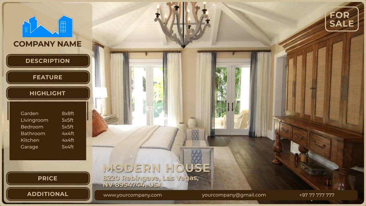 清晰创意时尚房地产促销素材库精选AE模板