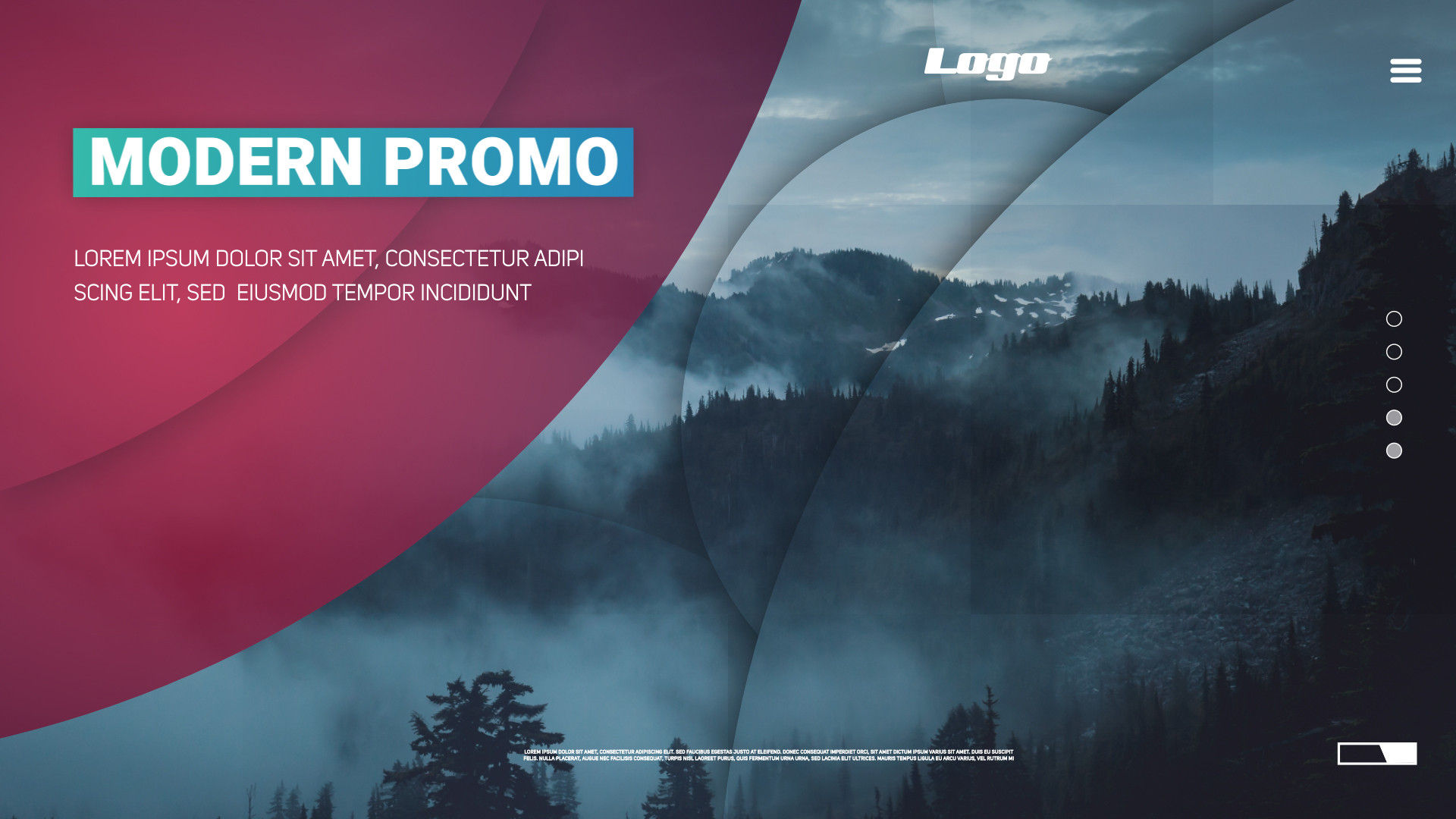 时尚优雅的圆形遮罩转场效果素材库精选pr模板