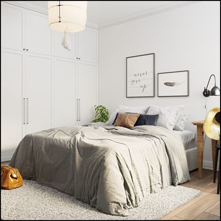 室内卧室场景素材之家精选3D模型By Dat Van