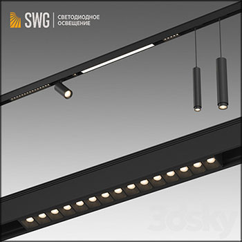 北欧射灯LED天花灯素材之家精选3D模型