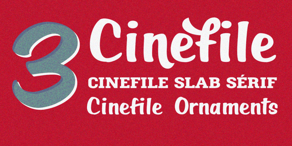 Cinefile Font素材之家精选英文字体