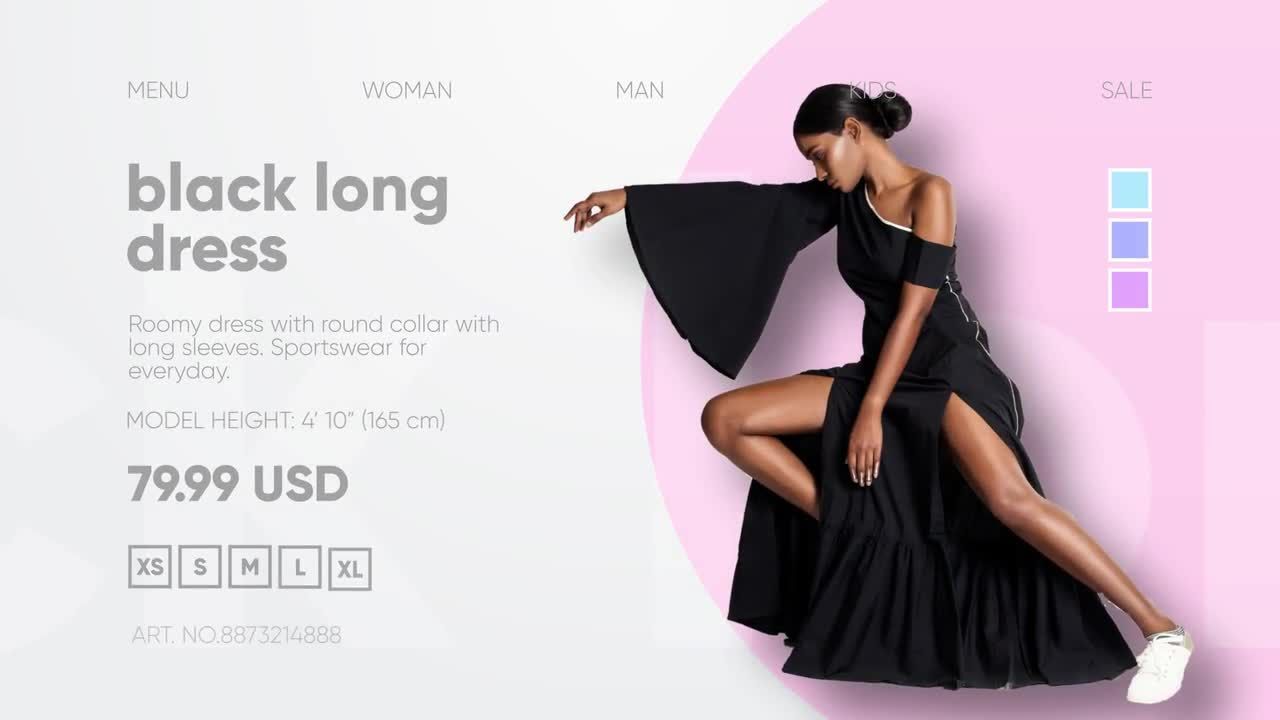 独特的时尚服装店素材库精选AE模板