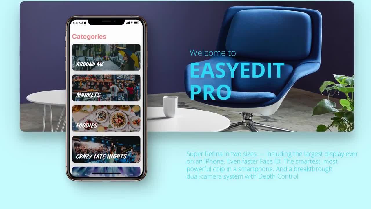 现代时尚新颖的手机应用推广素材库精选AE模板