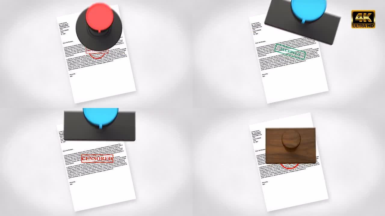 动态印章logo展示素材库精选AE模板