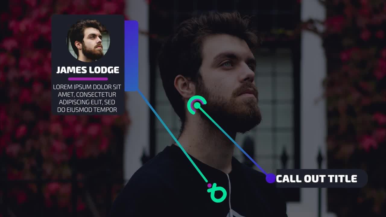 12个整洁的商业活动视频标注素材库精选AE模板