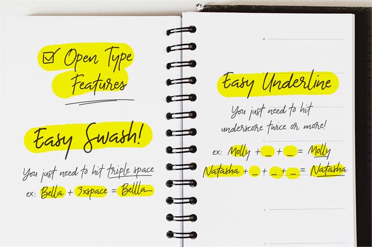 The Bouquet List font插图2