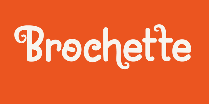 Brochette Font Family插图