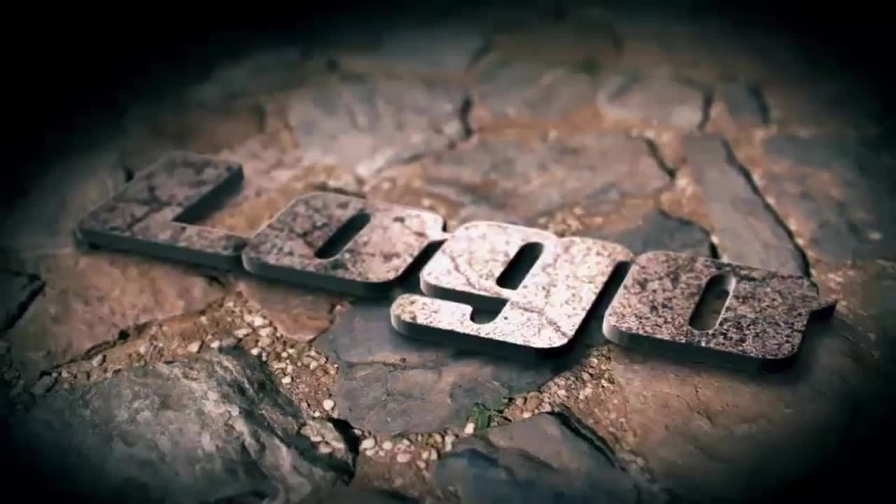 3D金属石徽标显示素材库精选AE模板