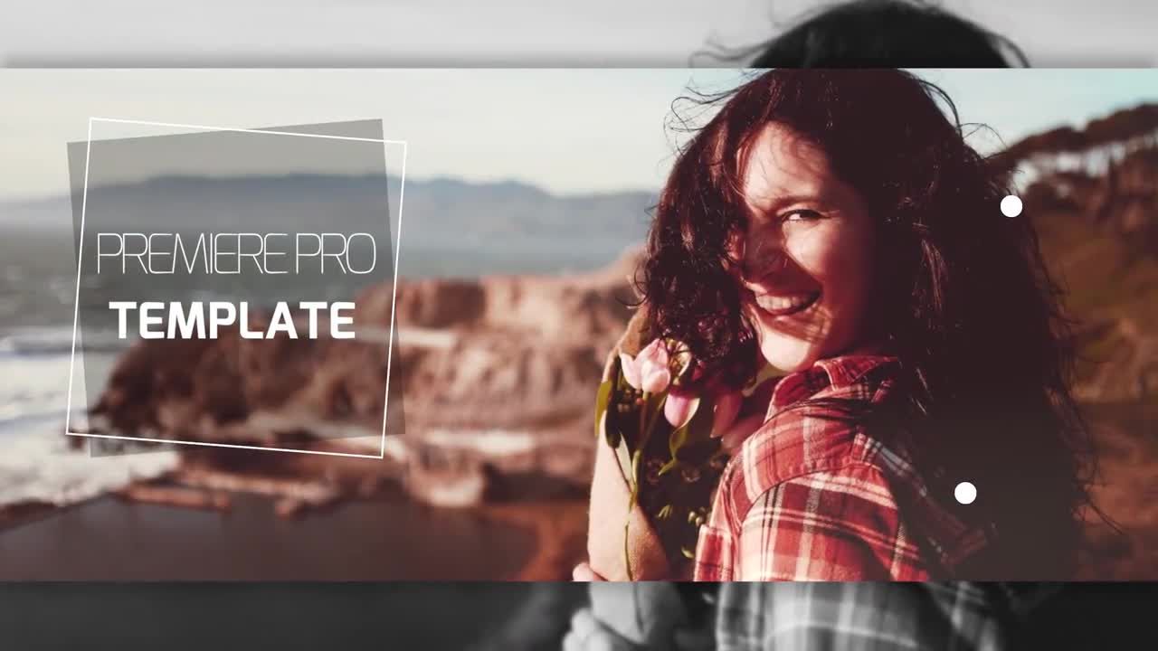 圆形动态旋转幻灯片过渡效果素材库精选pr模板