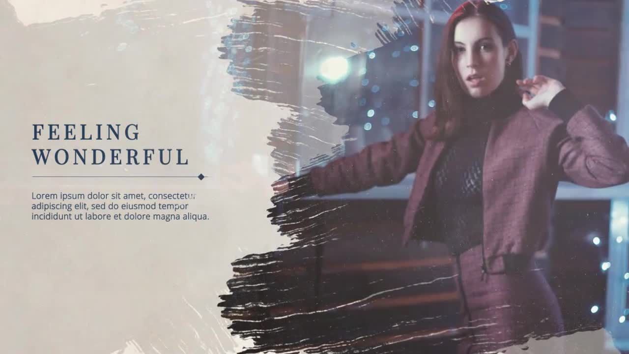 豪华复古照片幻灯片展示素材库精选AE模板