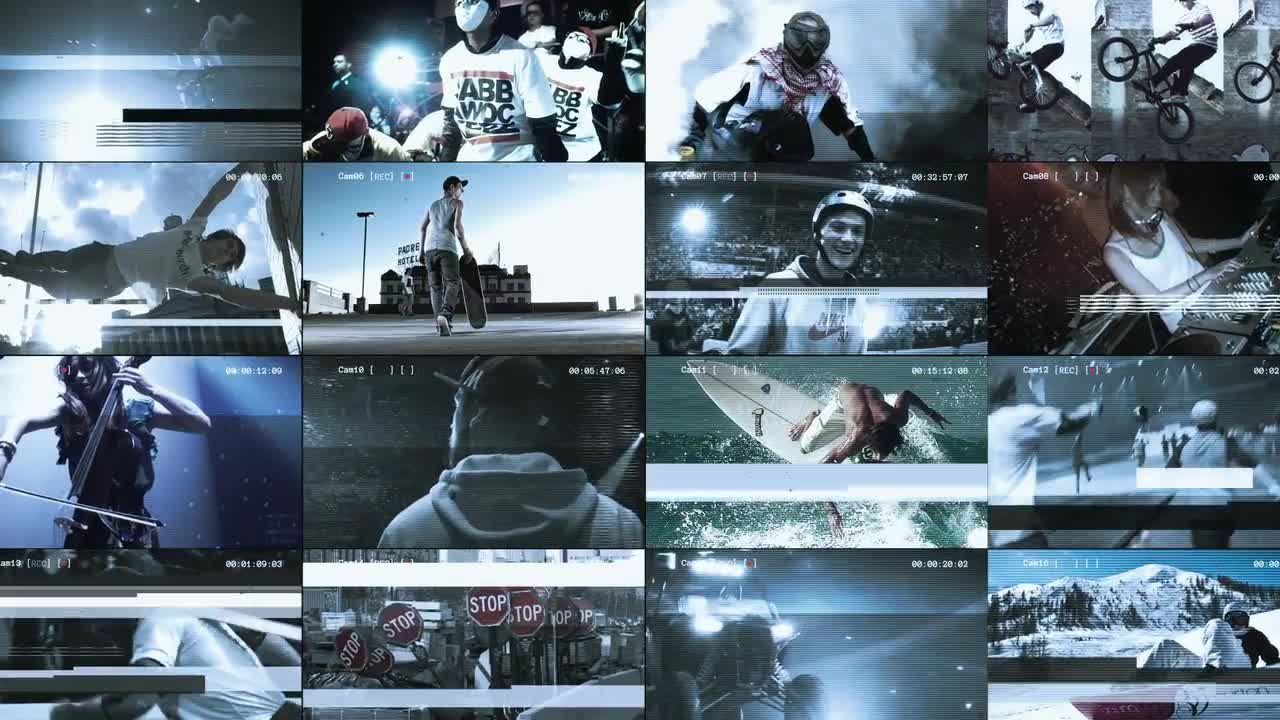 多银幕放映商业广告促销素材库精选AE模板