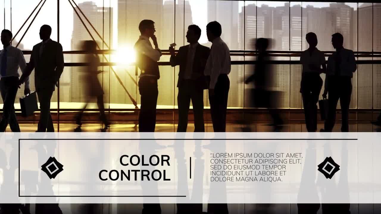 富有创意的流动线条文本动画素材库精选AE模板