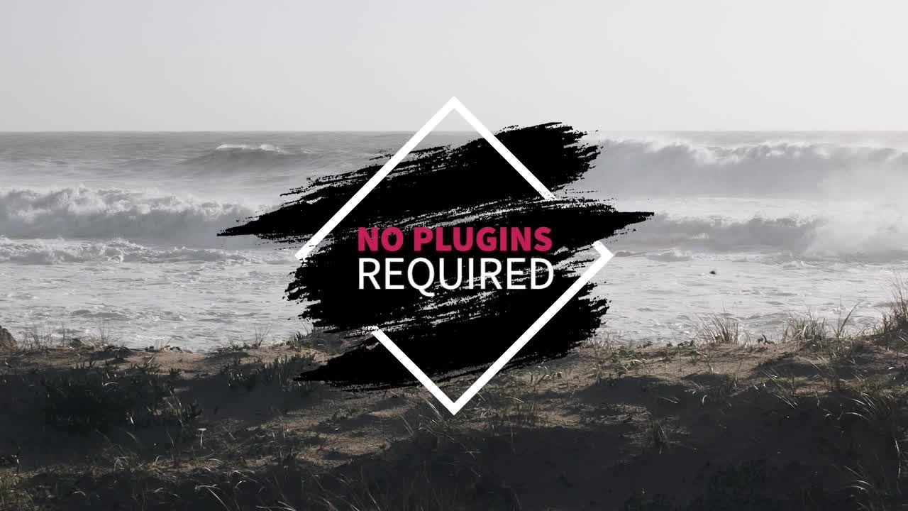 7个现代动画排版标题素材库推荐PR模板