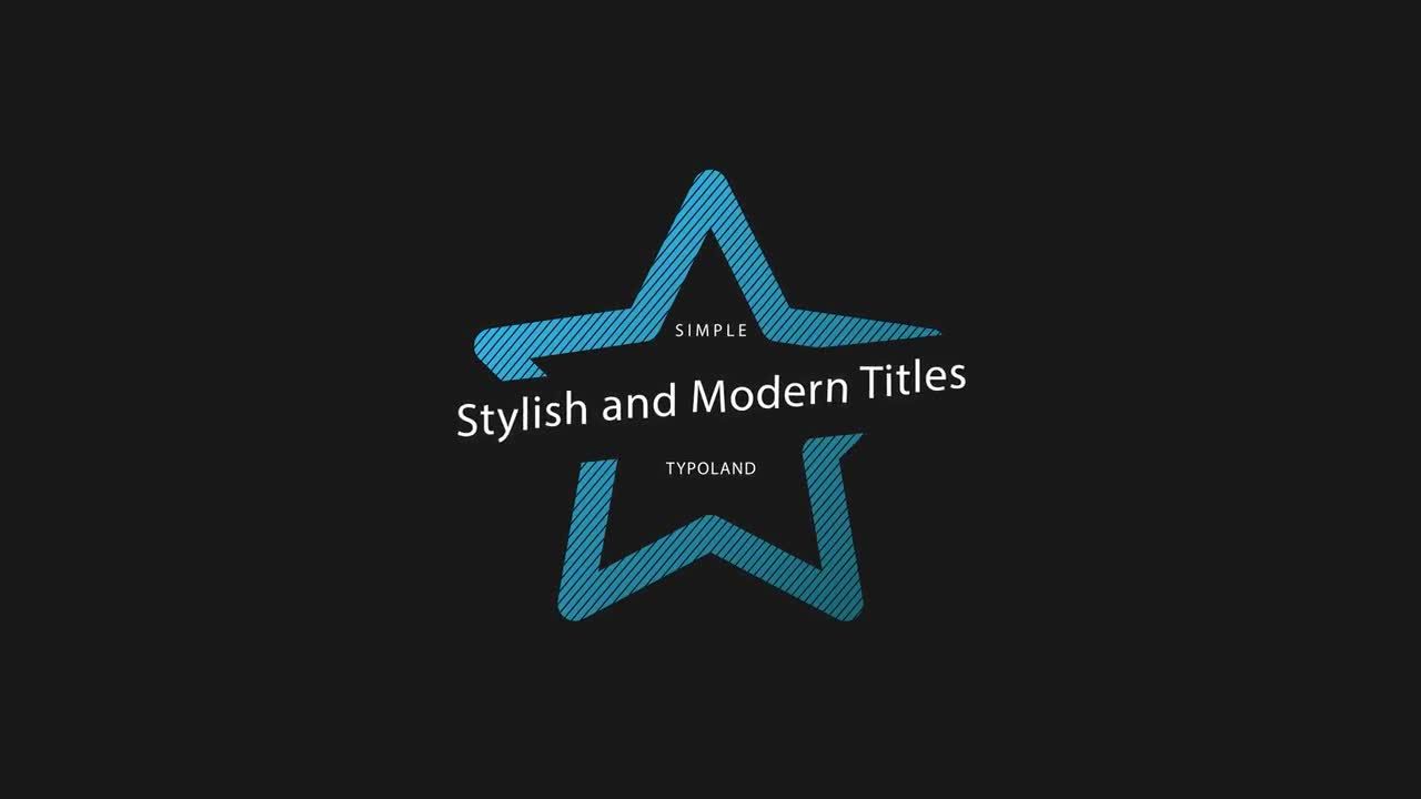 20个具有未来派外观和充满活力全屏标题素材库精选AE模板