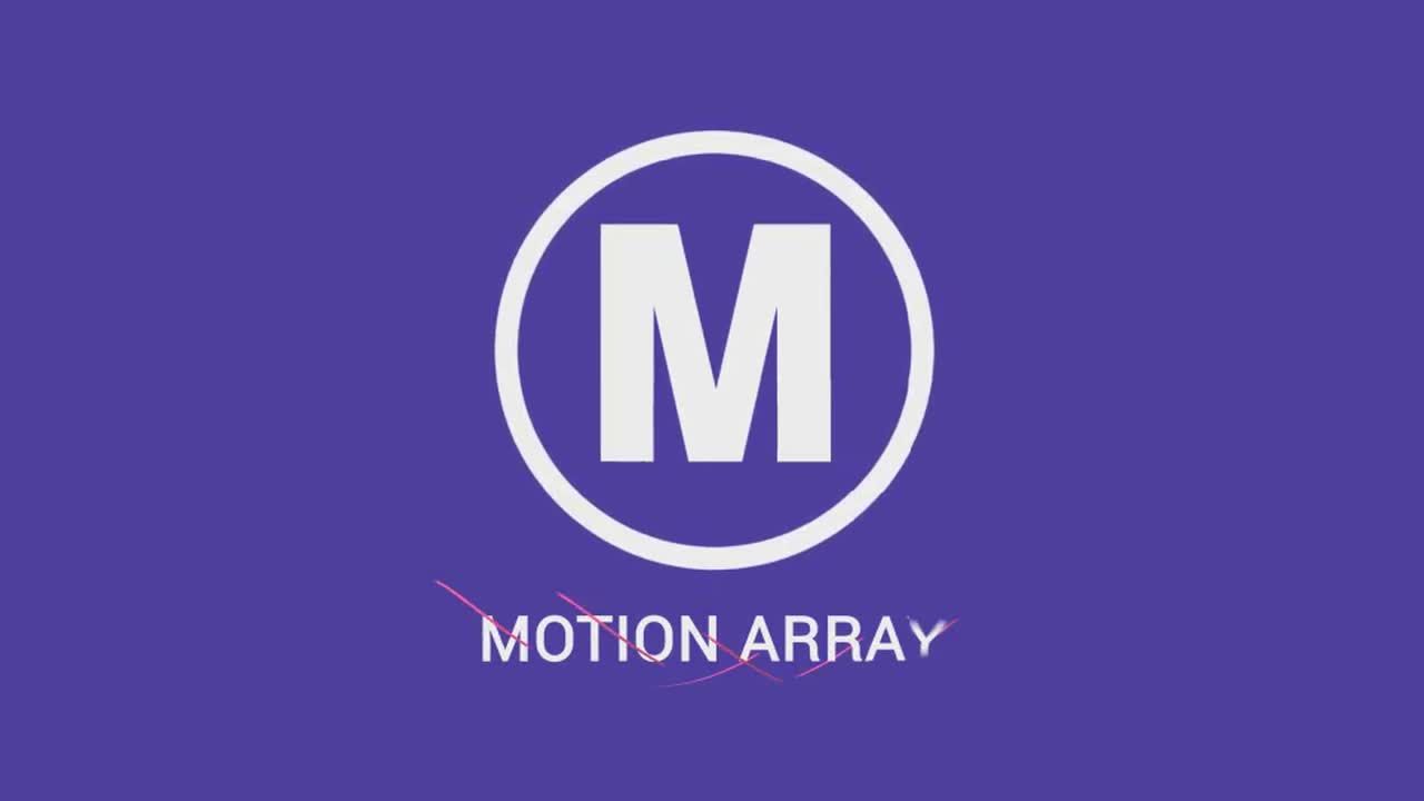 超现代的徽标翻转展示动画素材库精选AE模板