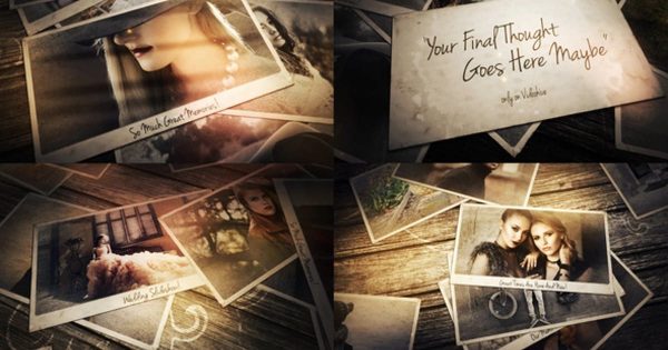 复古怀旧风格电子视频相册素材库精选AE模板 Photo Gallery