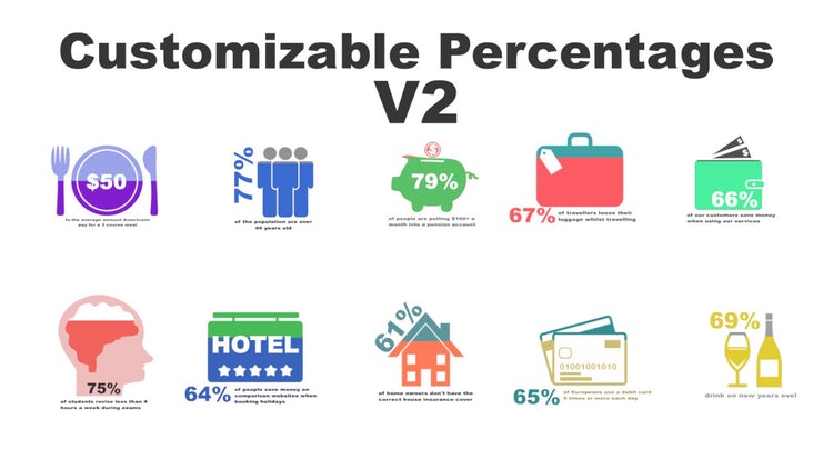 10个设计精美的互动滑块素材库网精选fcpx模板