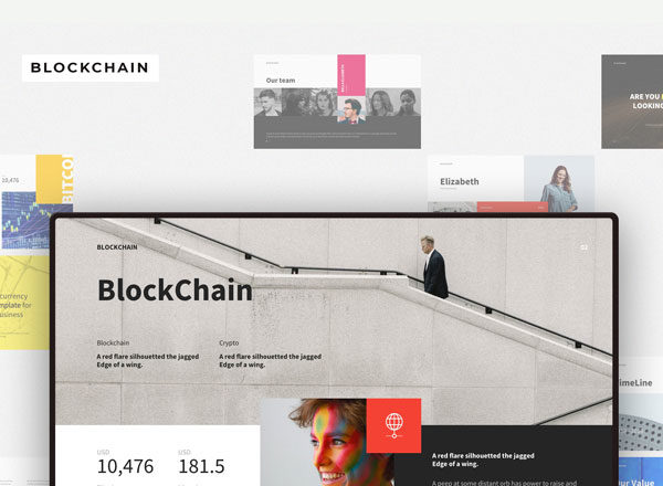 素材库下午茶：区块链Cryptocurrency Investments 和 ICO（虚拟币）代理使用得PPT模板下载[key,pptx]