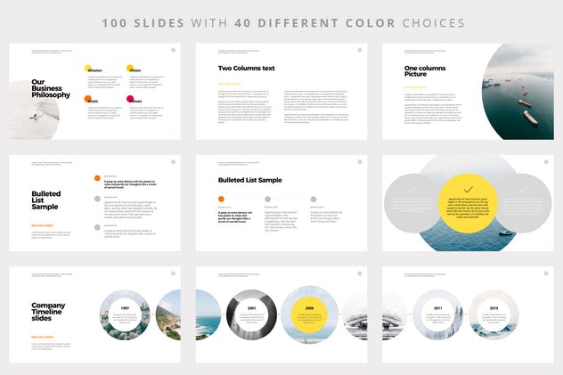 企业团队成员介绍/信息图表PPT幻灯片模板 RAVI Powerpoint Template插图(5)