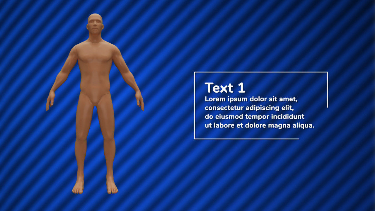 独特新颖创意的人体指针素材库精选AE模板