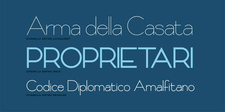 Citarella Gothic Full Font插图3