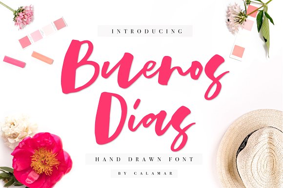 Buenos Dias Font + Extras插图