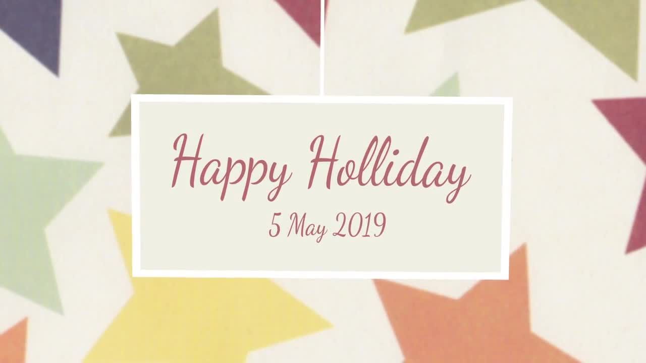 卡通可爱儿童童年回忆照片幻灯片展示素材库精选AE模板