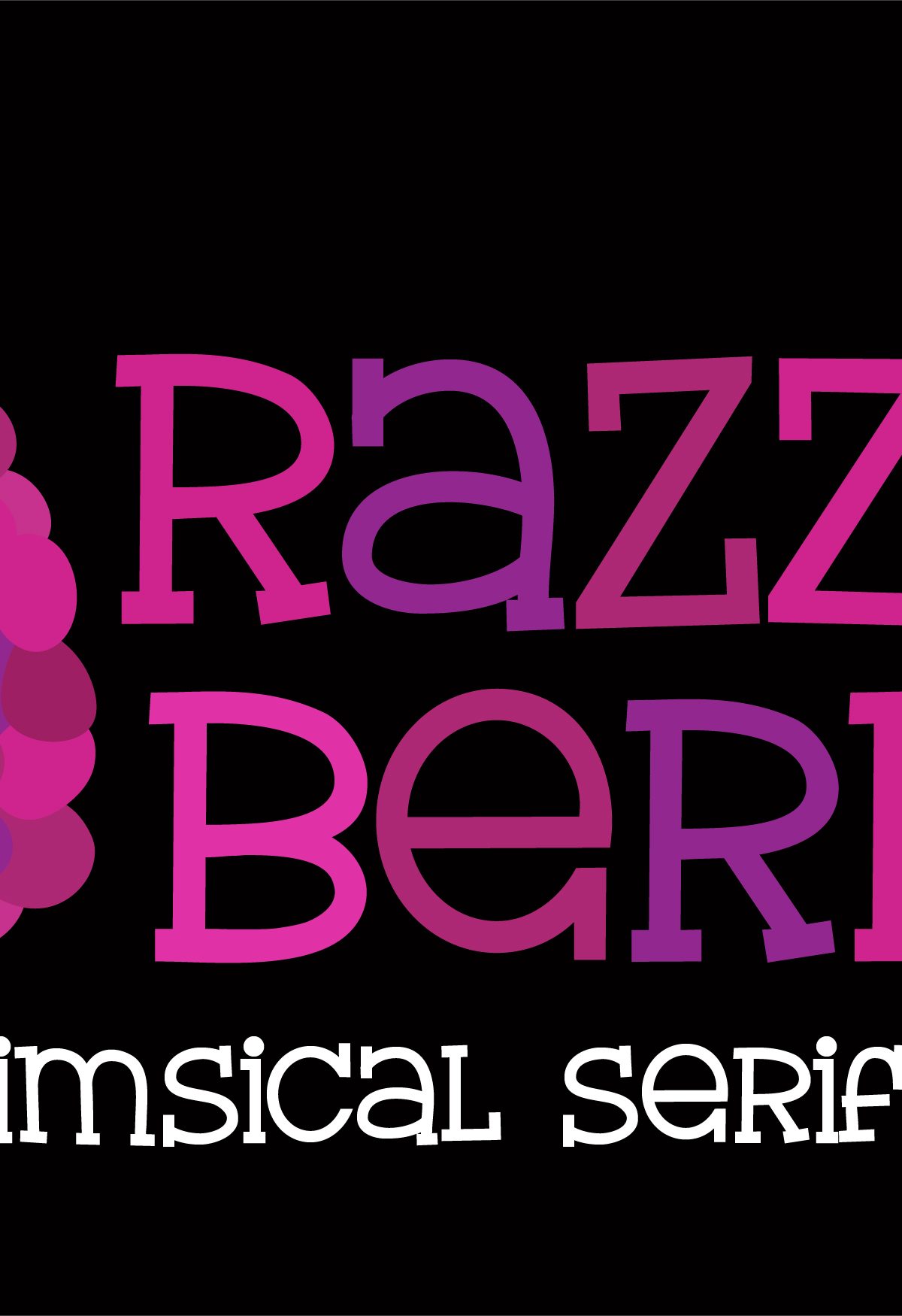 ZP Razzle Berry Regular Font素材之家精选英文字体