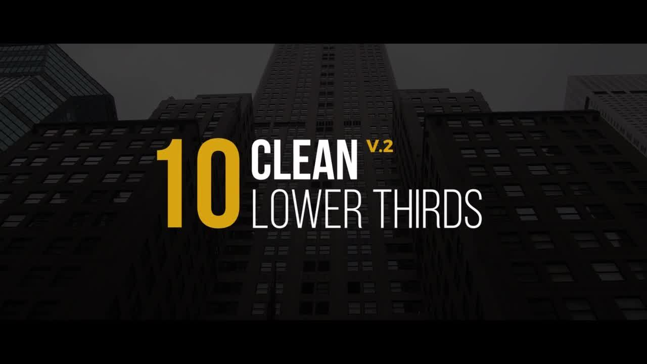 10个创意优雅商务动态标题动画素材库推荐PR模板