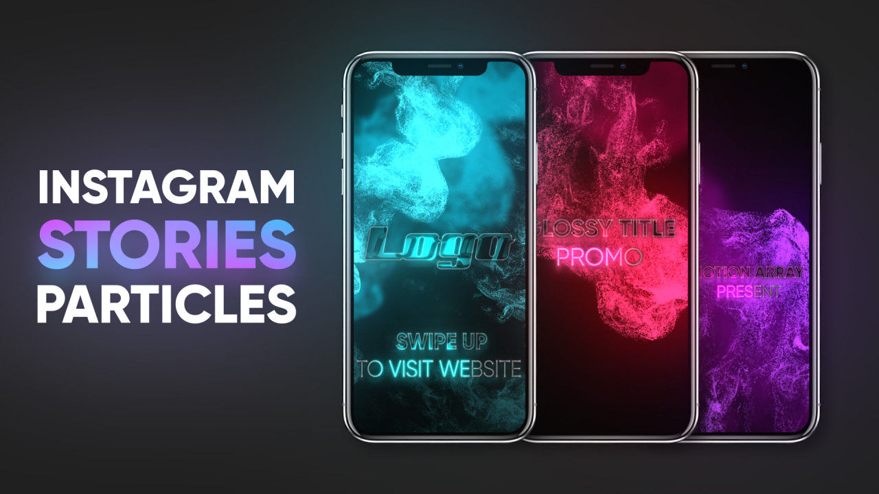 多功能创意动画ins故事素材库精选AE模板