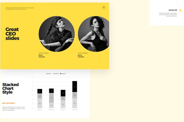 企业团队成员介绍/信息图表PPT幻灯片模板 RAVI Powerpoint Template插图(2)