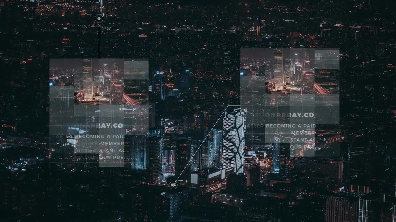 12个独特的高级4K标注标题素材库精选AE模板