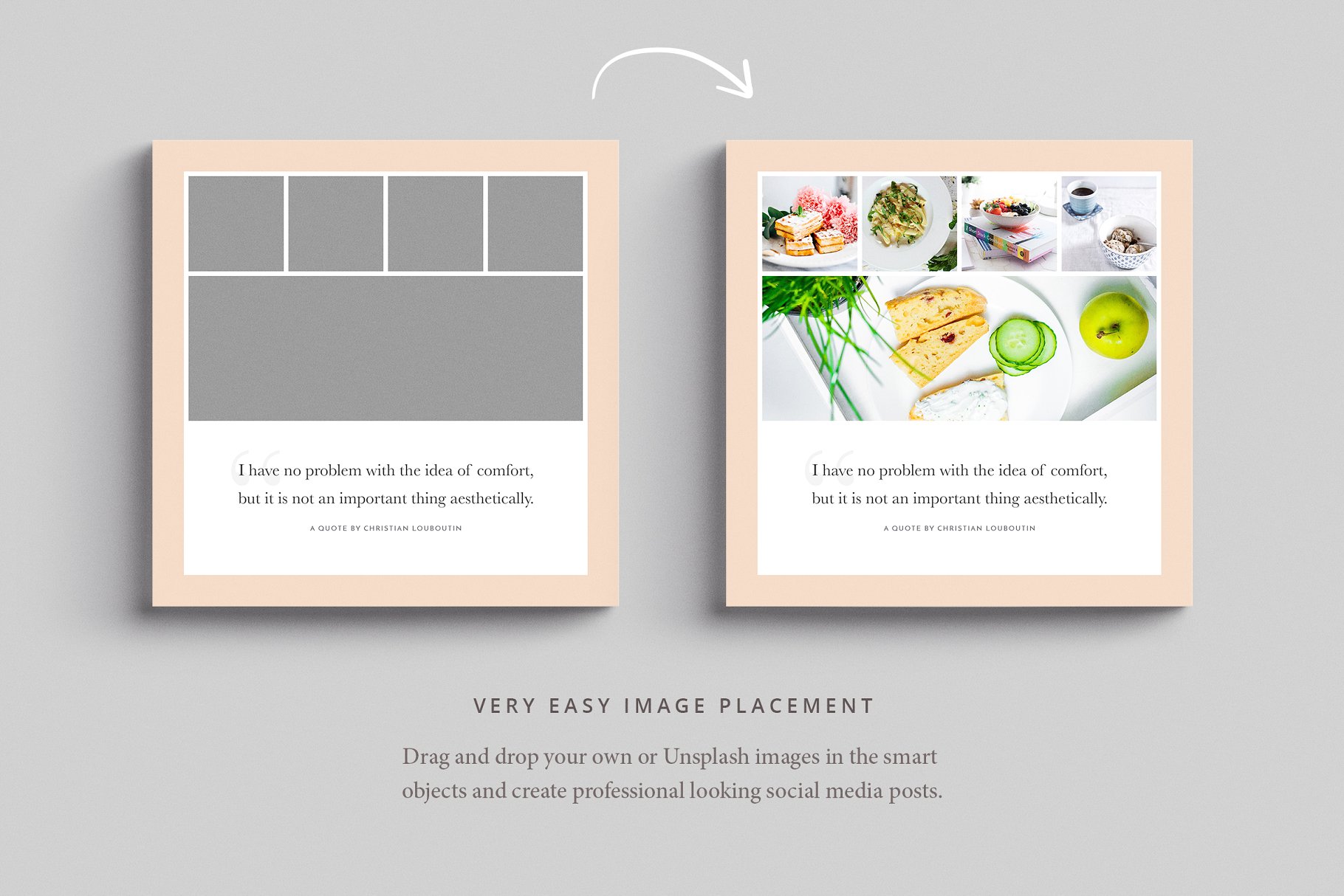 美食主题社交媒体贴图模板素材库精选 Prague Social Media Templates插图(5)