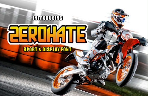 Zerohate Font素材之家精选英文字体