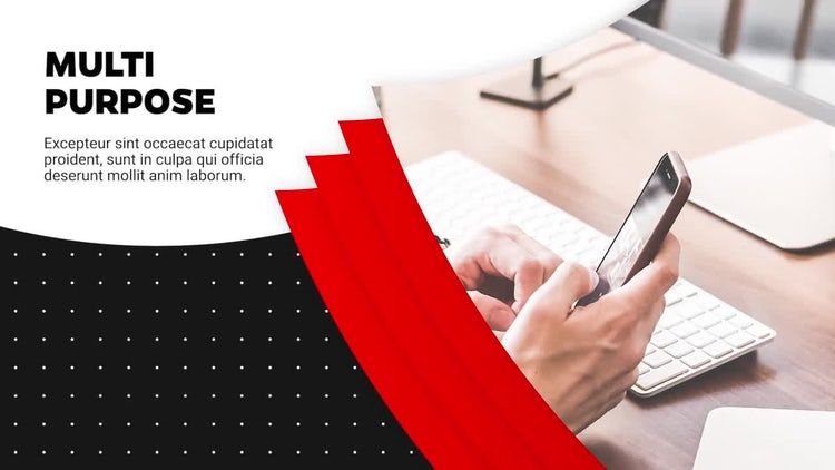 商圈幻灯片独特的现代素材库精选pr模板