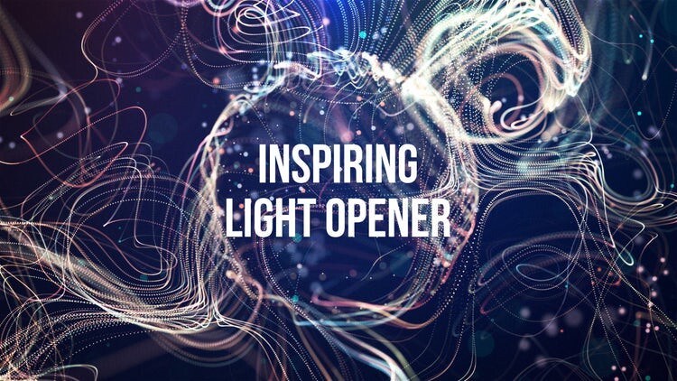 柔和优雅的开场白动画素材库精选AE模板