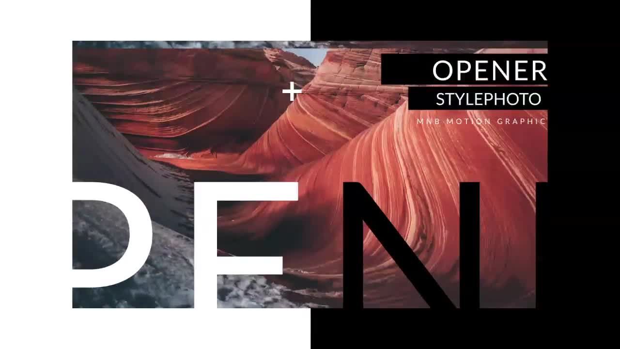 很棒的风格照片素材库精选AE模板展示