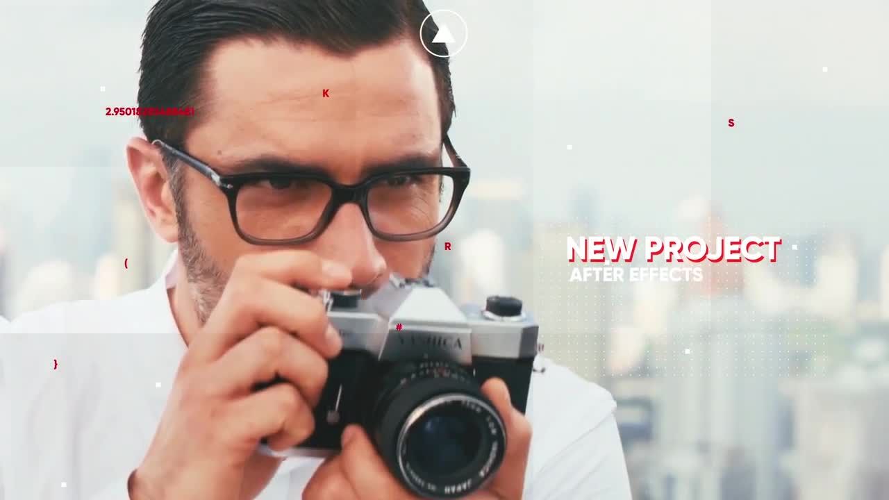 幻灯片现代展示时尚照片素材库精选AE模板