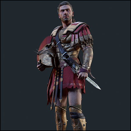 刺客信条奥德赛角色- 斯巴达战争英雄素材之家精选3D模型