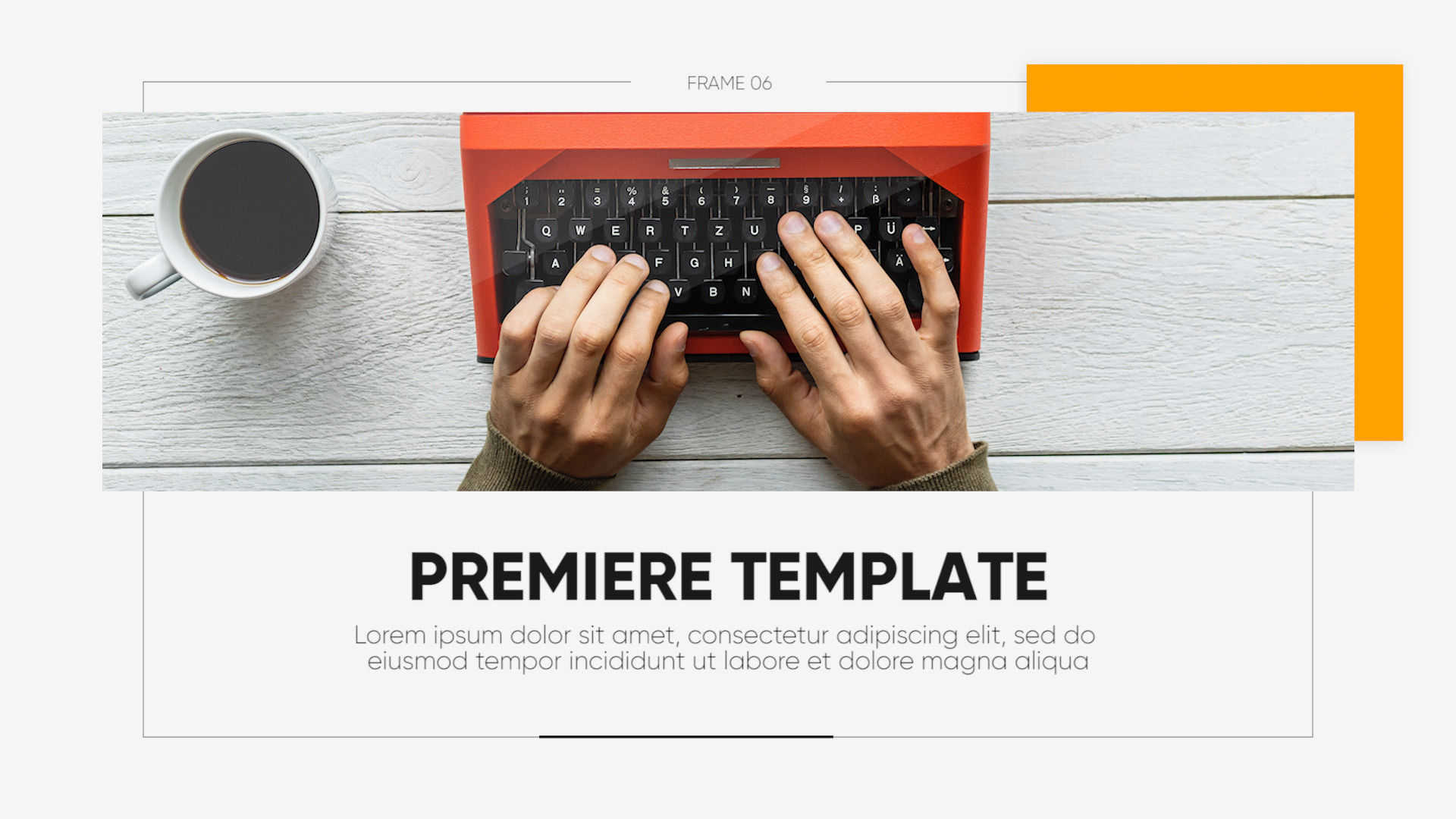 简洁企业开场幻灯片动画素材库推荐PR模板