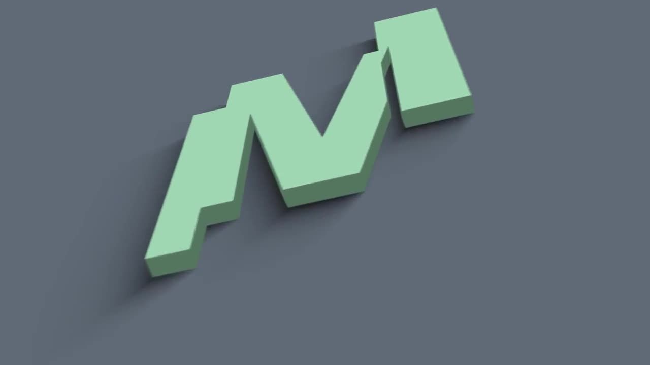 3D弹跳标志素材库精选AE模板