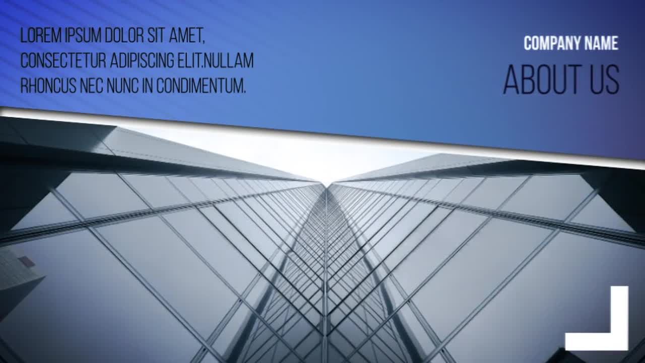 出色的公司宣传介绍素材库精选AE模板