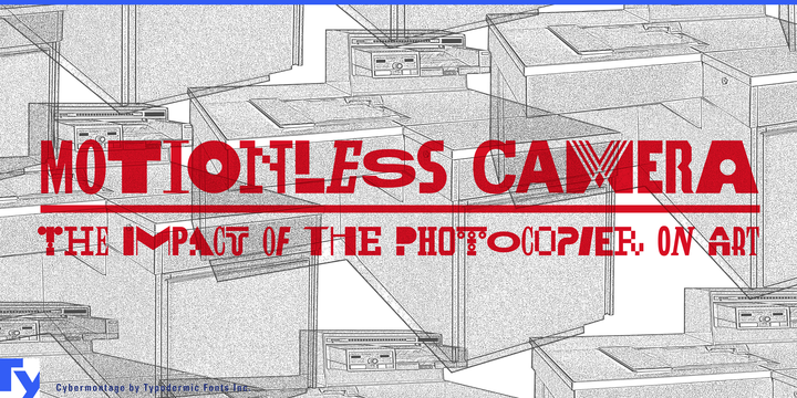 Cybermontage Font插图2