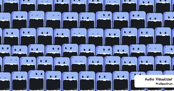 音频可视化卡通形象动画素材库精选AE模板 Audio Visualizer