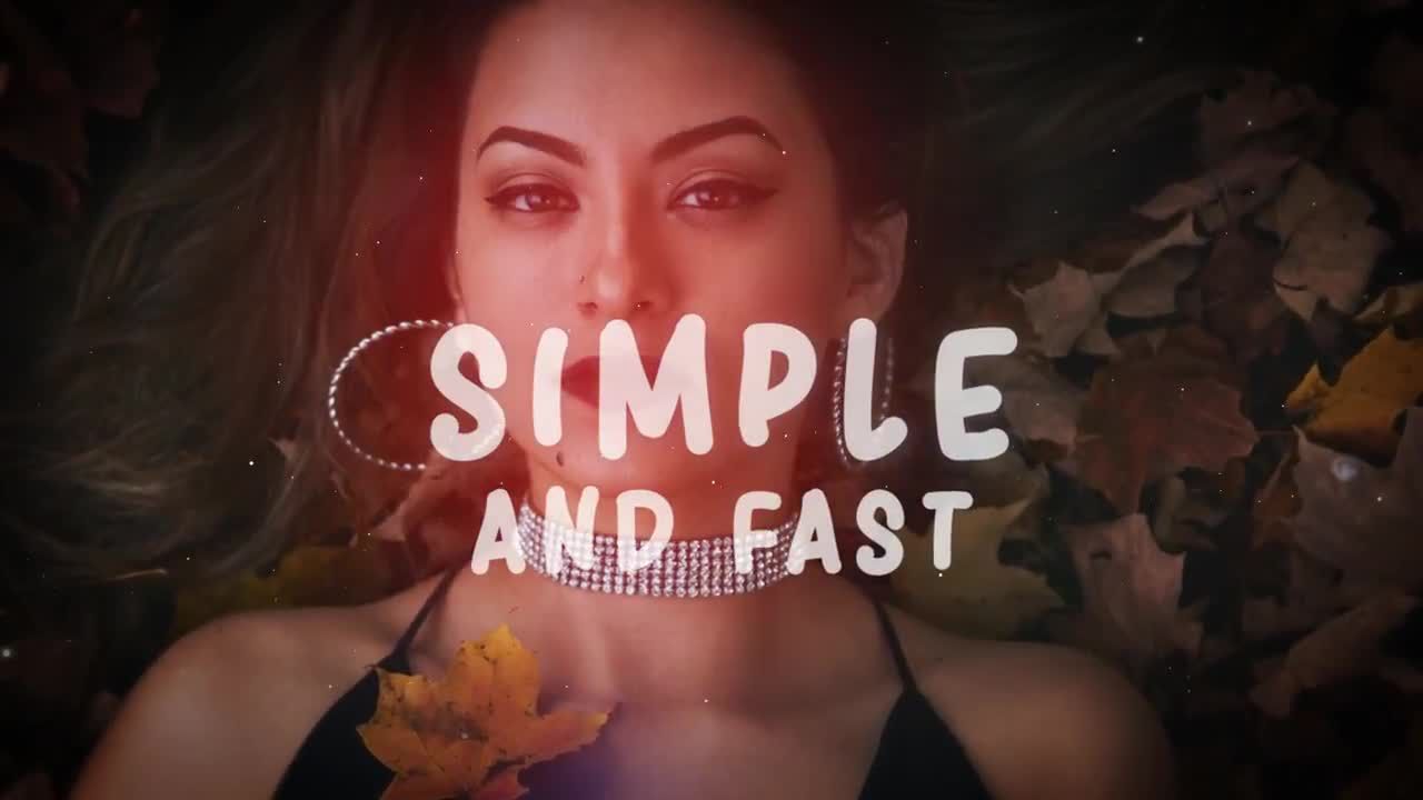 现代时尚设计闪亮的幻灯片素材库精选AE模板