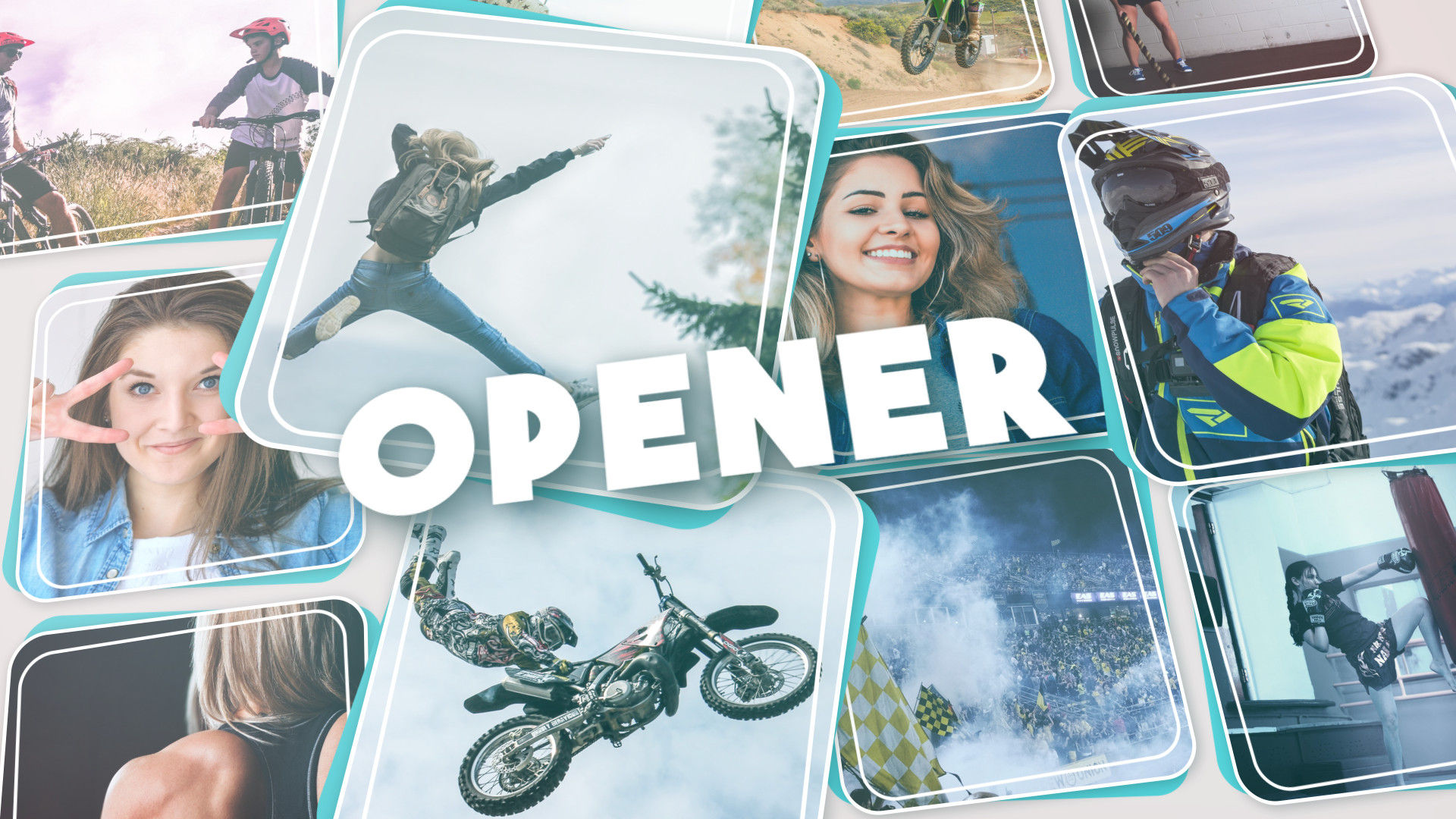 外观干净的动画过渡素材库精选AE模板