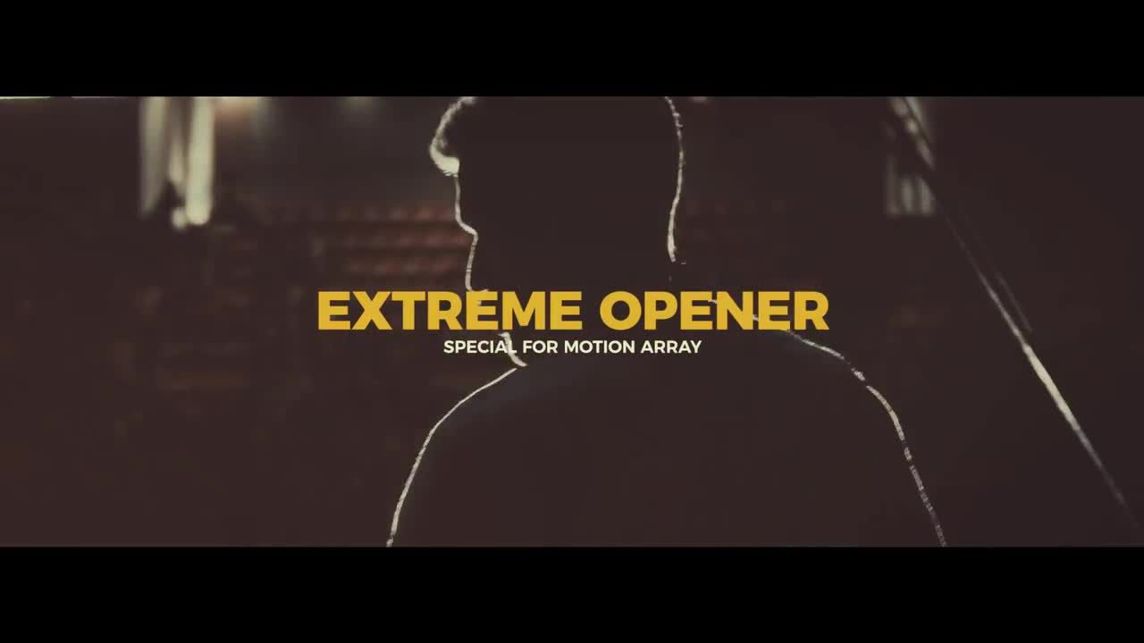 极限运动节目开场视频素材库推荐PR模板