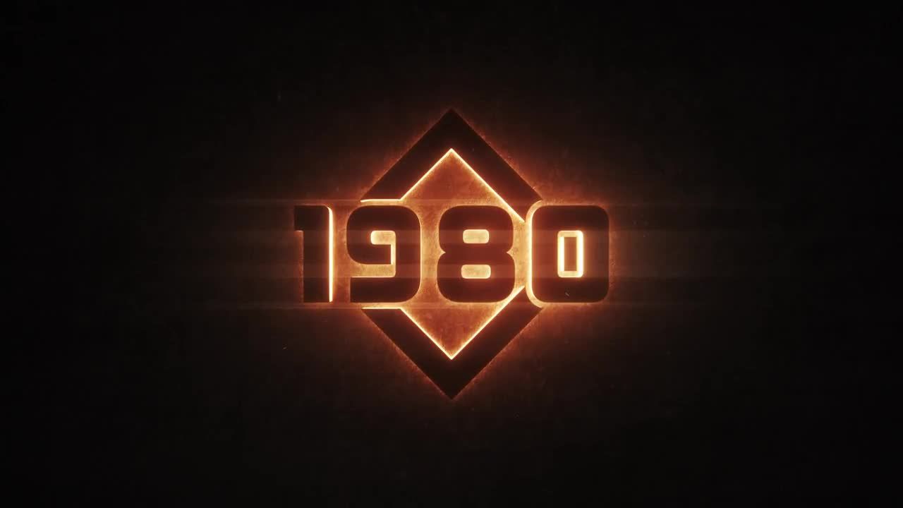 发光标志霓虹灯闪烁显示素材库精选AE模板