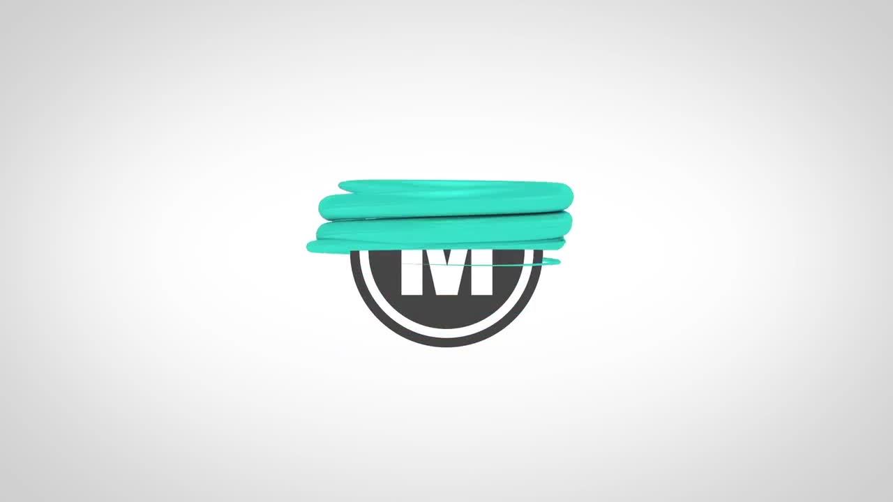 滴漏效果数字电子标志素材库精选AE模板