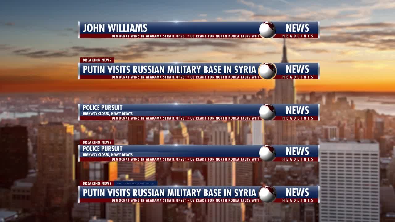 25个外观新颖创造性的动画下三分之一素材库精选AE模板